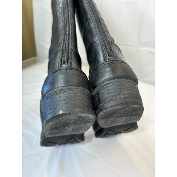 Sam Edelman Penny Tall Black Leather Riding Boots Size 8.5 M - Picture 11 of 16
